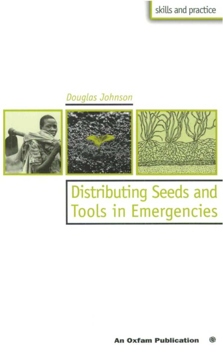 D Johnson, D. Johnson - Distribution of Seeds and Tools in Emergencies, Häftad