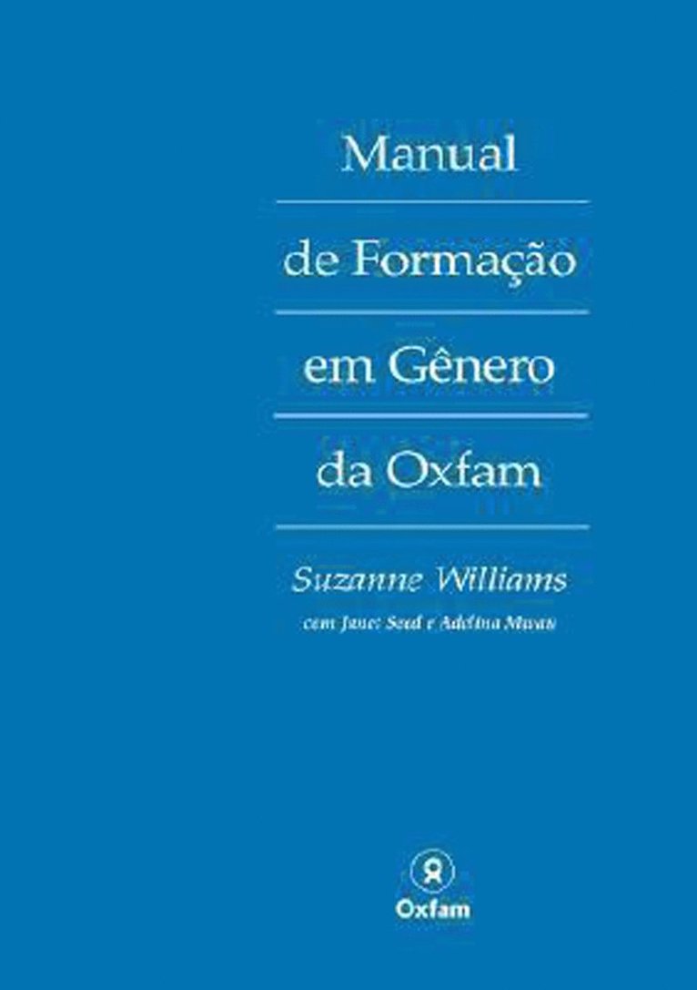 Suzanne Williams, Oxfam) Williams, Suzanne (Social Development Consultant - Manual de Formacao em Genero da Oxfam, Häftad