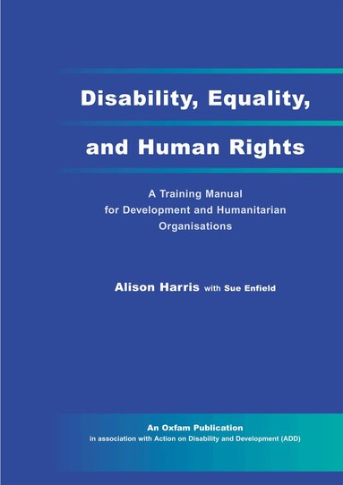 Alison Harris - Disability, Equality and Human Rights, Häftad