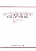 BULLETIN OF THE AUSTRALIAN CEN