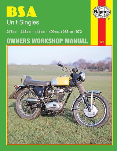 bokomslag BSA Unit Singles (58 - 72) Haynes Repair Manual