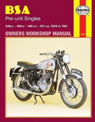 bokomslag BSA Pre-unit Singles (54 - 61) Haynes Repair Manual