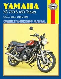 bokomslag Yamaha XS750 & 850 Triples (76 - 85) Haynes Repair Manual