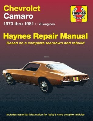 bokomslag Chevrolet Camaro (70 - 81)