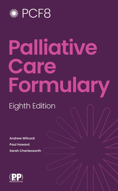 Sarah Charlesworth - Palliative Care Formulary, Häftad
