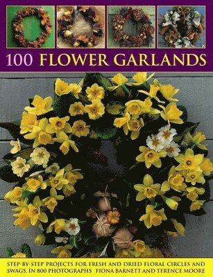 Fiona Barnett, Terence Moore - 100 Flower Garlands, Häftad