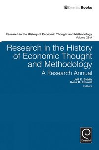 bokomslag Research in the History of Economic Thought and Methodology