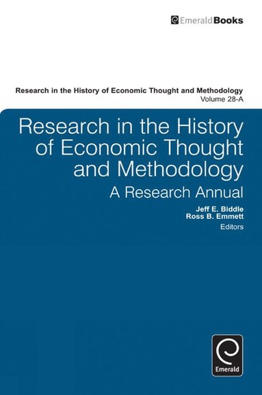 bokomslag Research in the History of Economic Thought and Methodology