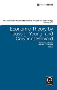 bokomslag Economic Theory by Taussig, Young, and Carver at Harvard