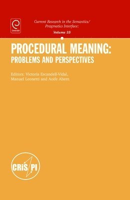 bokomslag Procedural Meaning: Problems and Perspectives
