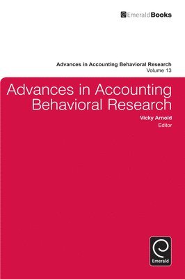 Advances in Accounting Behavioral Research
