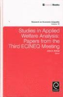 bokomslag Studies in Applied Welfare Analysis