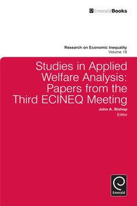 bokomslag Studies in Applied Welfare Analysis