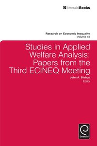 bokomslag Studies in Applied Welfare Analysis