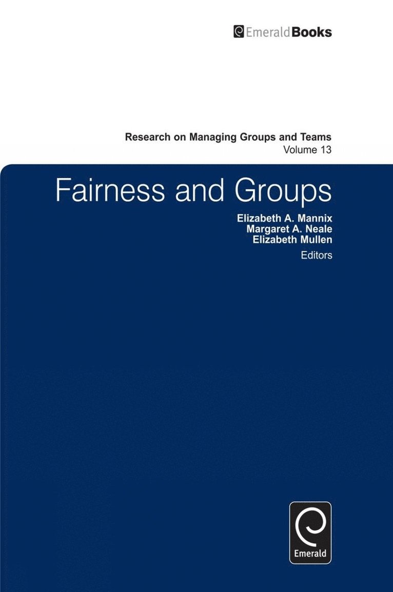 Fairness and Groups 1