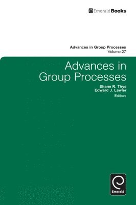 bokomslag Advances in Group Processes
