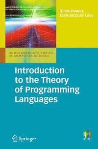 bokomslag Introduction to the Theory of Programming Languages