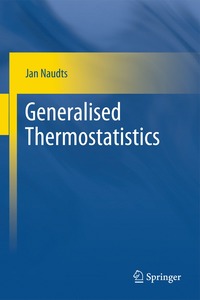 bokomslag Generalised Thermostatistics