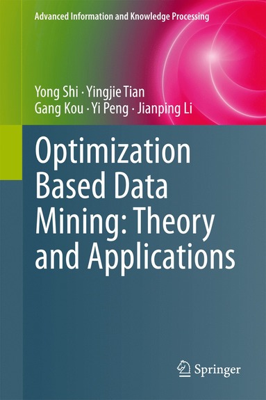 bokomslag Optimization Based Data Mining: Theory and Applications