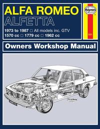 bokomslag Alfa Romeo Alfetta (1973 - 1987) Haynes Repair Manual