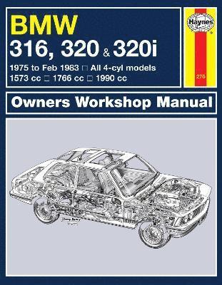 bokomslag BMW 316, 320 & 320i (4-cyl)(75 - Feb 83) Haynes Repair Manual
