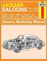 bokomslag Jaguar MkI & II, 240 & 340 (55 - 69) Haynes Repair Manual