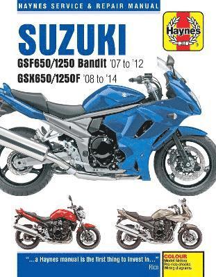 Suzuki GSF650/1250 Bandit & GSX650/1250F (07-14) Haynes Repair Manual 1