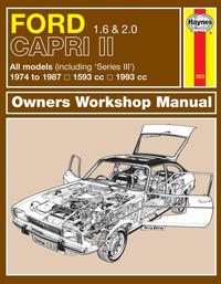 bokomslag Ford Capri II (and III) 1.6 & 2.0 (74 - 87) Haynes Repair Manual