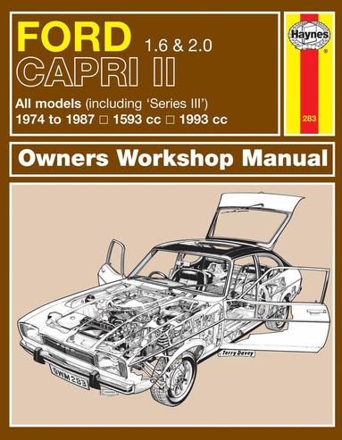 bokomslag Ford Capri II (and III) 1.6 & 2.0 (74 - 87) Haynes Repair Manual