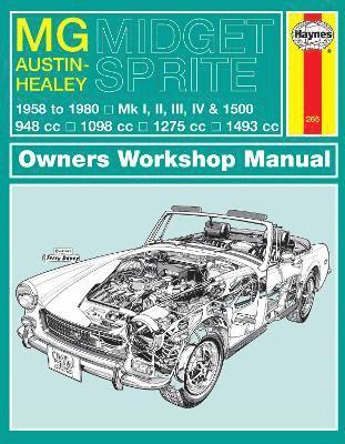bokomslag MG Midget & Austin-Healey Sprite (58 - 80) Haynes Repair Manual