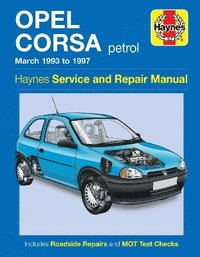 bokomslag Opel Corsa Petrol (Mar 93 - 97) Haynes Repair Manual