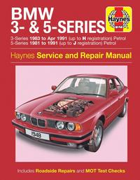 bokomslag BMW 3- & 5-Series Petrol (81 - 91) Haynes Repair Manual