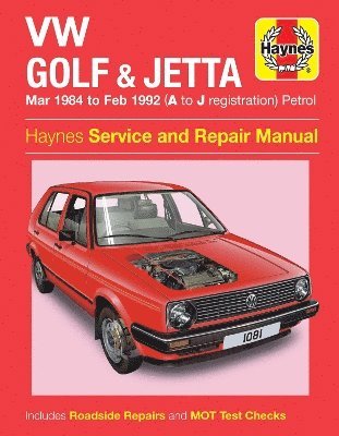 VW Golf & Jetta Mk 2 Petrol (Mar 84 - Feb 92) Haynes Repair Manual 1