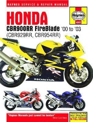 bokomslag Honda CBR900RR FireBlade (00 - 03) Haynes Repair Manual