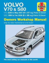 bokomslag Volvo V70 / S80 Petrol & Diesel (98 - 07) Haynes Repair Manual