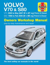 bokomslag Volvo V70 / S80 Petrol & Diesel (98 - 07) Haynes Repair Manual