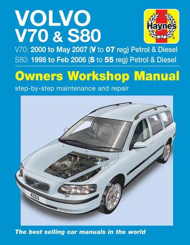 bokomslag Volvo V70 / S80 Petrol & Diesel (98 - 07) Haynes Repair Manual