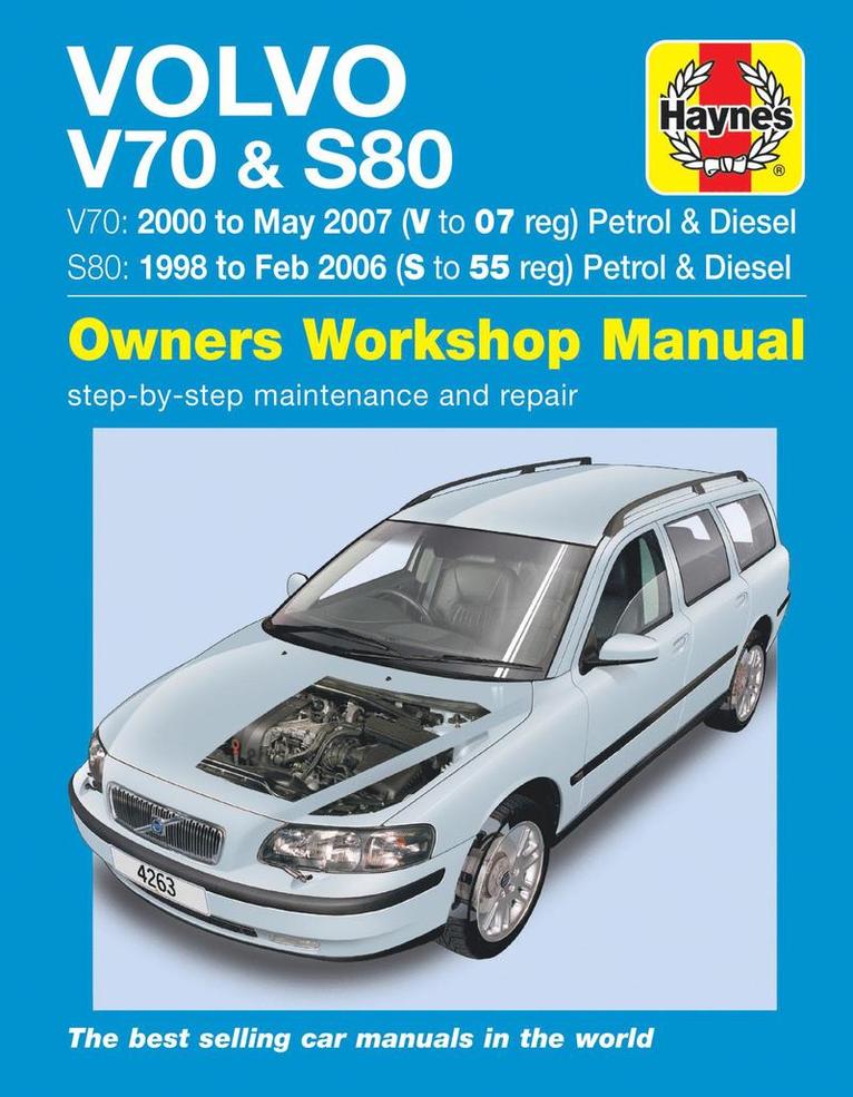 Volvo V70 / S80 Petrol & Diesel (98 - 07) Haynes Repair Manual 1