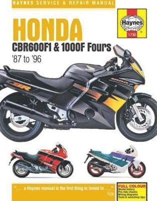 Haynes Publishing - Honda CBR600F1 (87 -96), Häftad