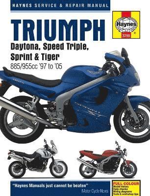 Triumph Daytona, Speed Triple, Sprint & Tiger 885/955cc (97 - 05)