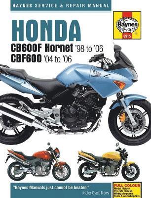 Honda CB600F Hornet & CBF600 (98 - 06) Haynes Repair Manual 1