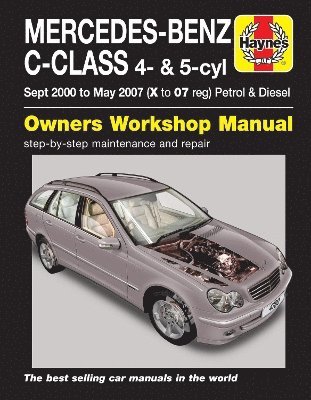 bokomslag Mercedes-Benz C-Class Petrol & Diesel (Sept 00 - May 07) Haynes Repair Manual