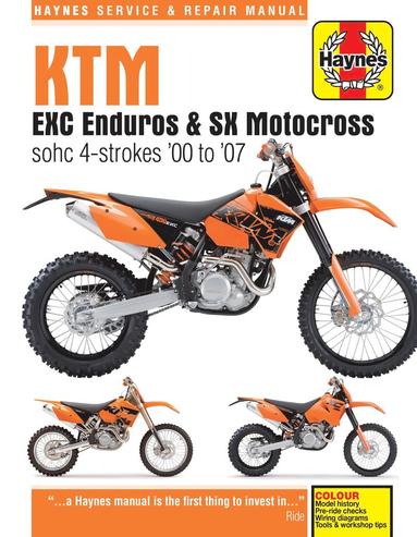 bokomslag KTM EXC Enduros & SX Motocross sohc 4-strokes (00 - 07)