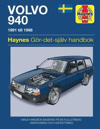 bokomslag Volvo 940 (1991 - 1998) Haynes Repair Manual (svenske utgava)