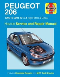 bokomslag Peugeot 206 Petrol & Diesel (98 - 01) Haynes Repair Manual