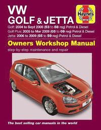 bokomslag VW Golf (04 - Sept 08), Golf Plus (05 - Mar 09) & Jetta (06 - 09) Haynes Repair Manual