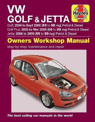 VW Golf (04 - Sept 08), Golf Plus (05 - Mar 09) & Jetta (06 - 09) Haynes Repair Manual 1