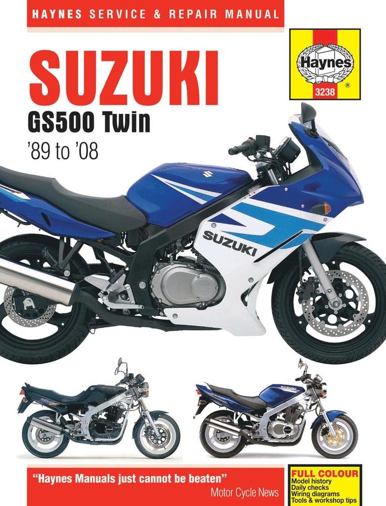 Suzuki GS500 Twin (89 - 08) Haynes Repair Manual 1