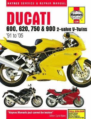 Ducati 600, 620, 750 & 900 2-valve V-Twins (91 - 05) Haynes Repair Manual 1