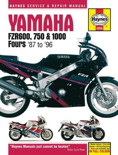 Haynes Publishing - Yamaha FZR600, 750 & 1000 Fours (87 - 96) Haynes Repair Manual, Häftad